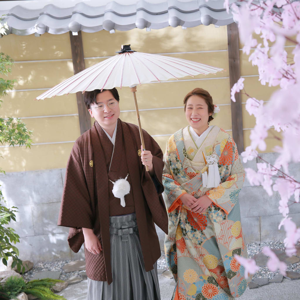 桜で撮影！ | デコルテフォトグラフィー | 前撮り・フォトウェディング