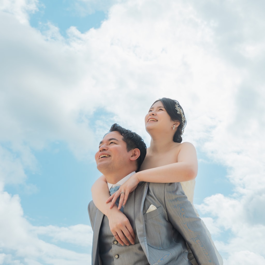 Want to steel the sunshine | デコルテフォトグラフィー | 前撮り・フォトウェディング