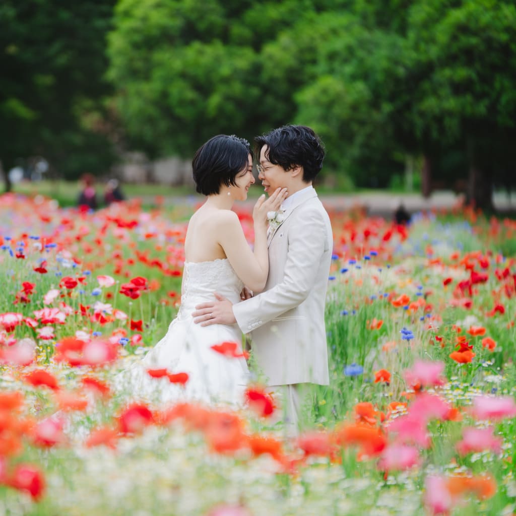 ブーケガーデン＋屋内庭園スタジオ | デコルテフォトグラフィー | 前撮り・フォトウェディング