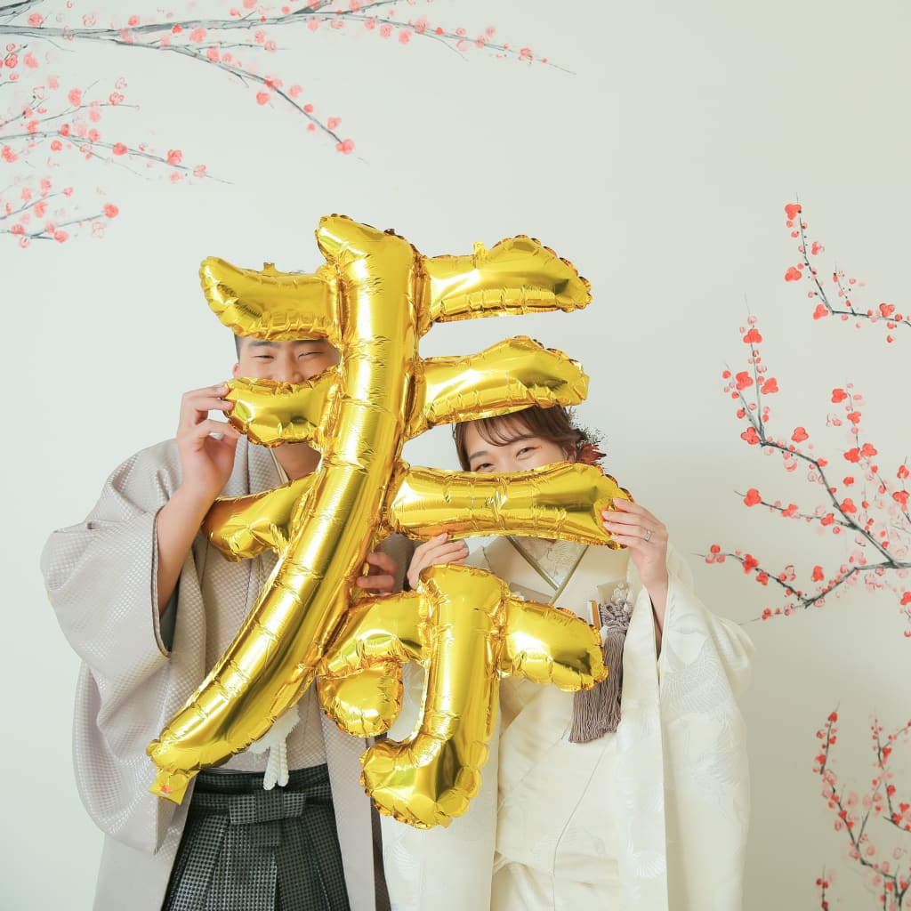 笑顔が素敵なお二人のスタジオ撮影！ | デコルテフォトグラフィー | 前撮り・フォトウェディング