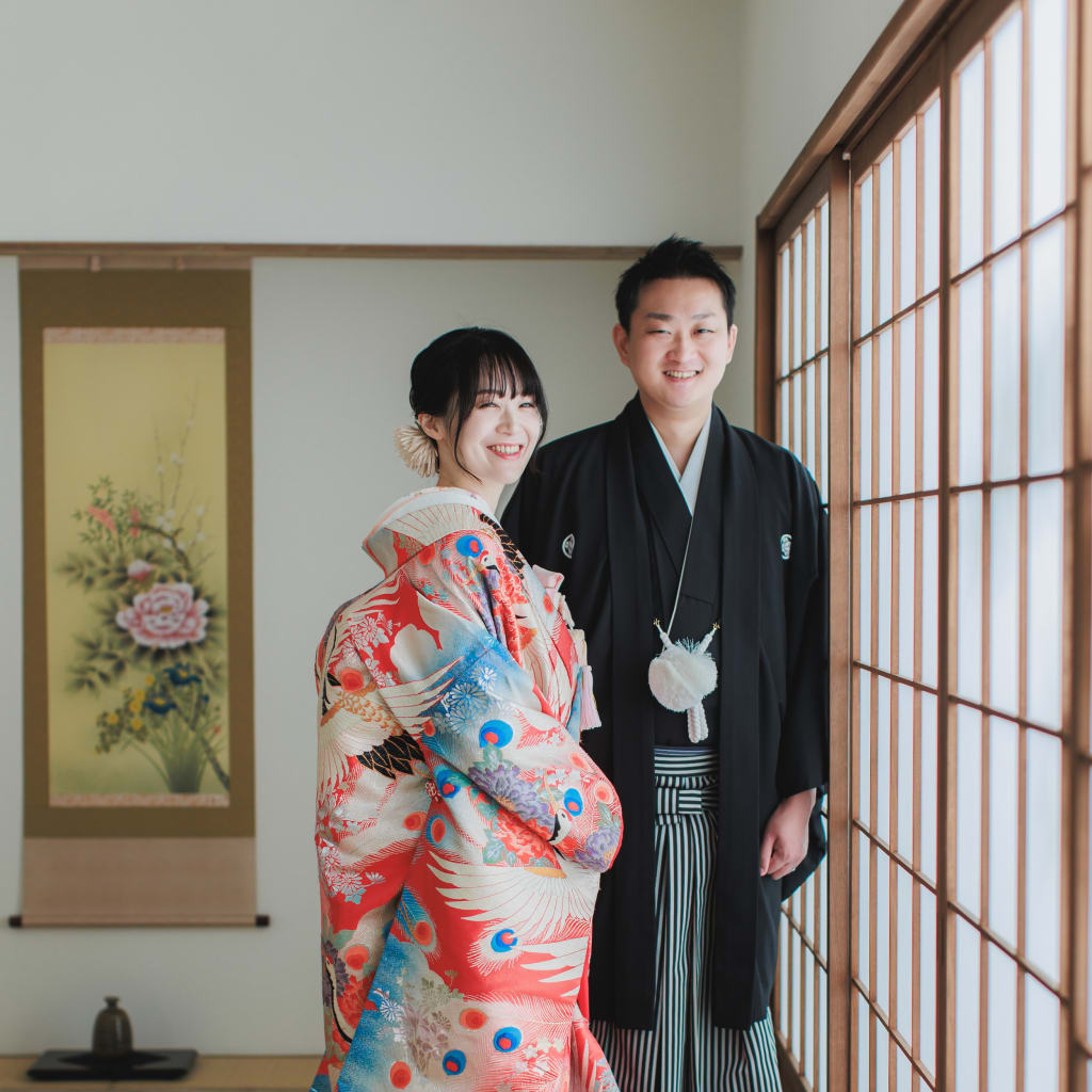 屋内庭園スタジオにて。 | デコルテフォトグラフィー | 前撮り・フォトウェディング