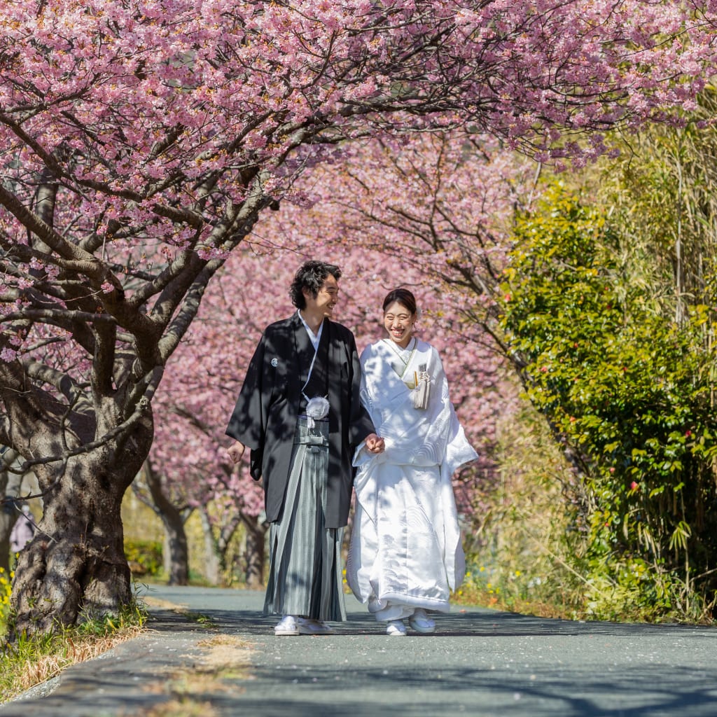 【河津桜！】和洋ロケーション！撮影日　2022.02.24 | デコルテフォトグラフィー | 前撮り・フォトウェディング
