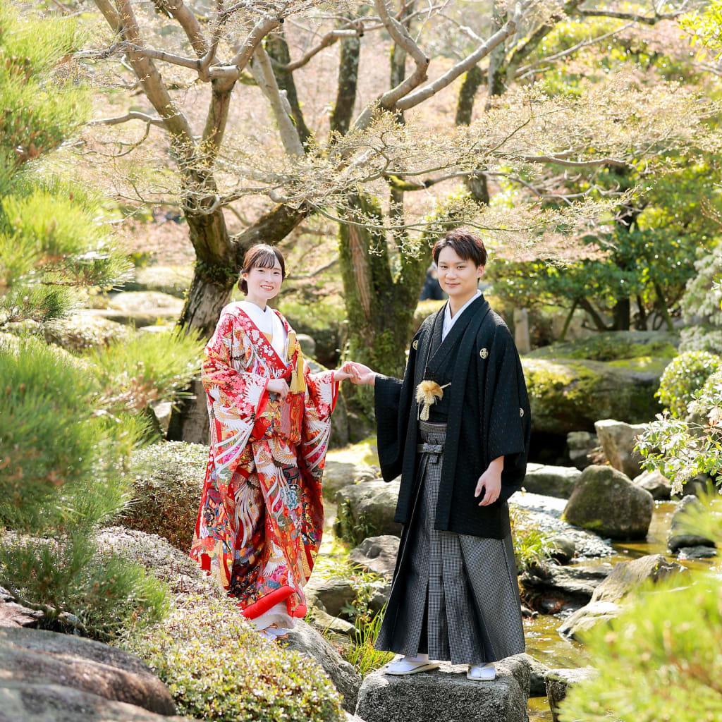 ぽかぽかの大濠日本庭園
