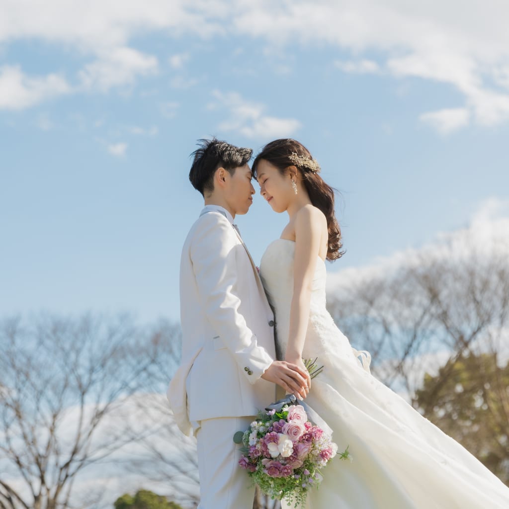 洋装での昭和記念公園と和庭園プラン