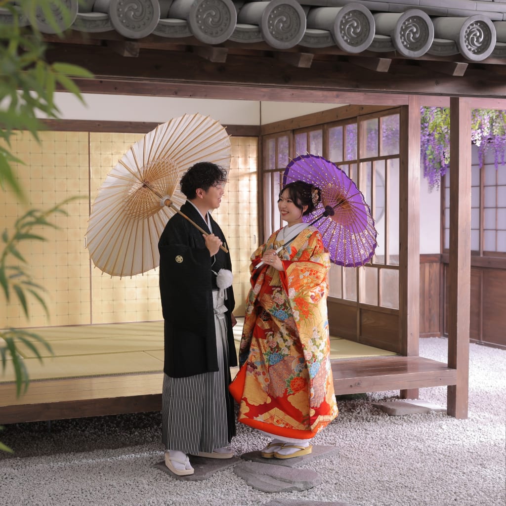和装も洋装もどっちも撮りませんか♪ | デコルテフォトグラフィー | 前撮り・フォトウェディング