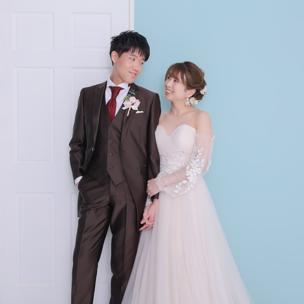 洋装ハウススタジオ撮影 | デコルテフォトグラフィー | 前撮り・フォトウェディング