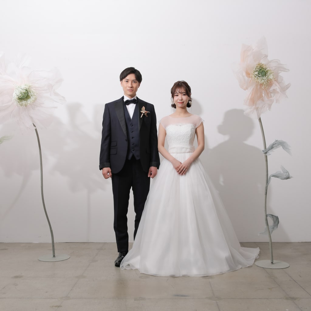 洋装スタジオ撮影 | デコルテフォトグラフィー | 前撮り・フォトウェディング