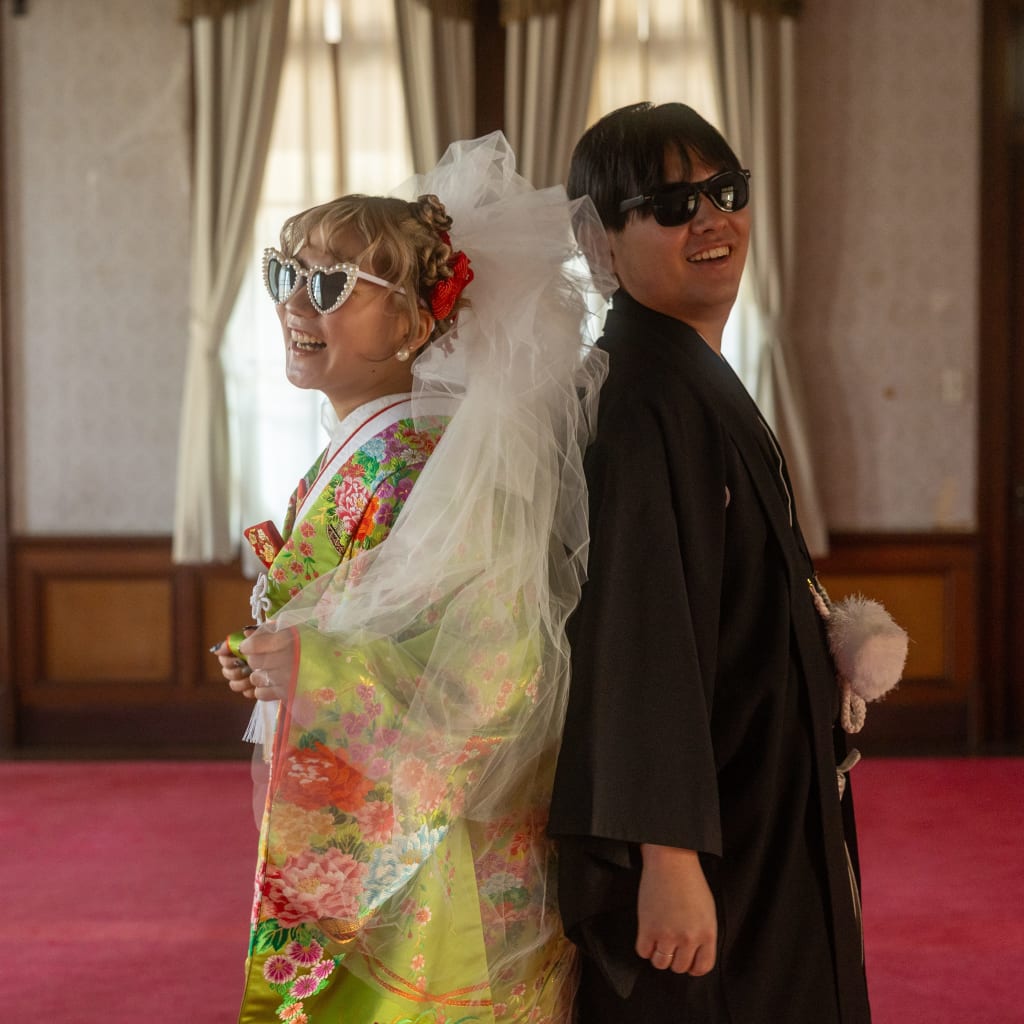 お二人らしさ全開で。