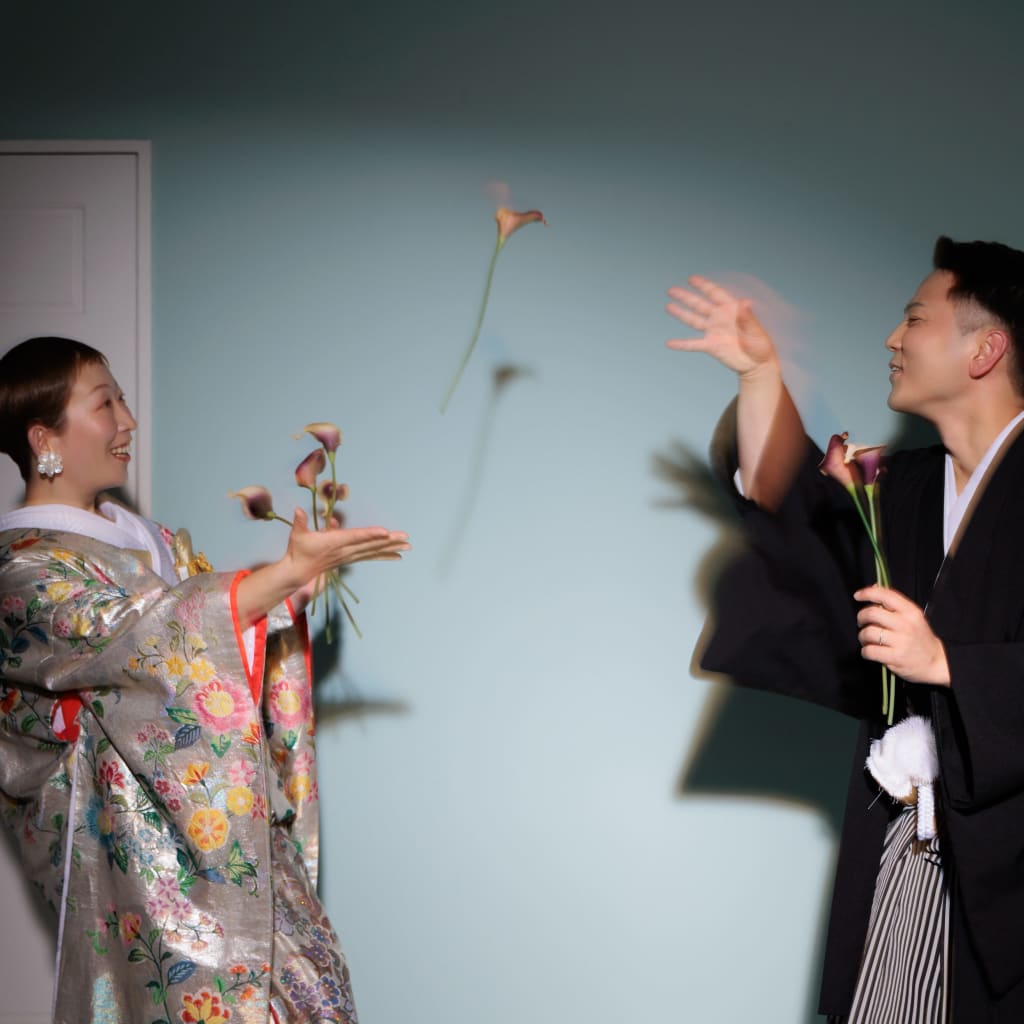 ワイワイお二人らしく！和装ハウススタジオ | デコルテフォトグラフィー | 前撮り・フォトウェディング