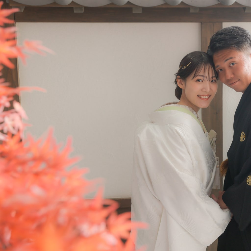 「屋内庭園」で楽しく仲良く和装前撮り＾＾ | デコルテフォトグラフィー | 前撮り・フォトウェディング