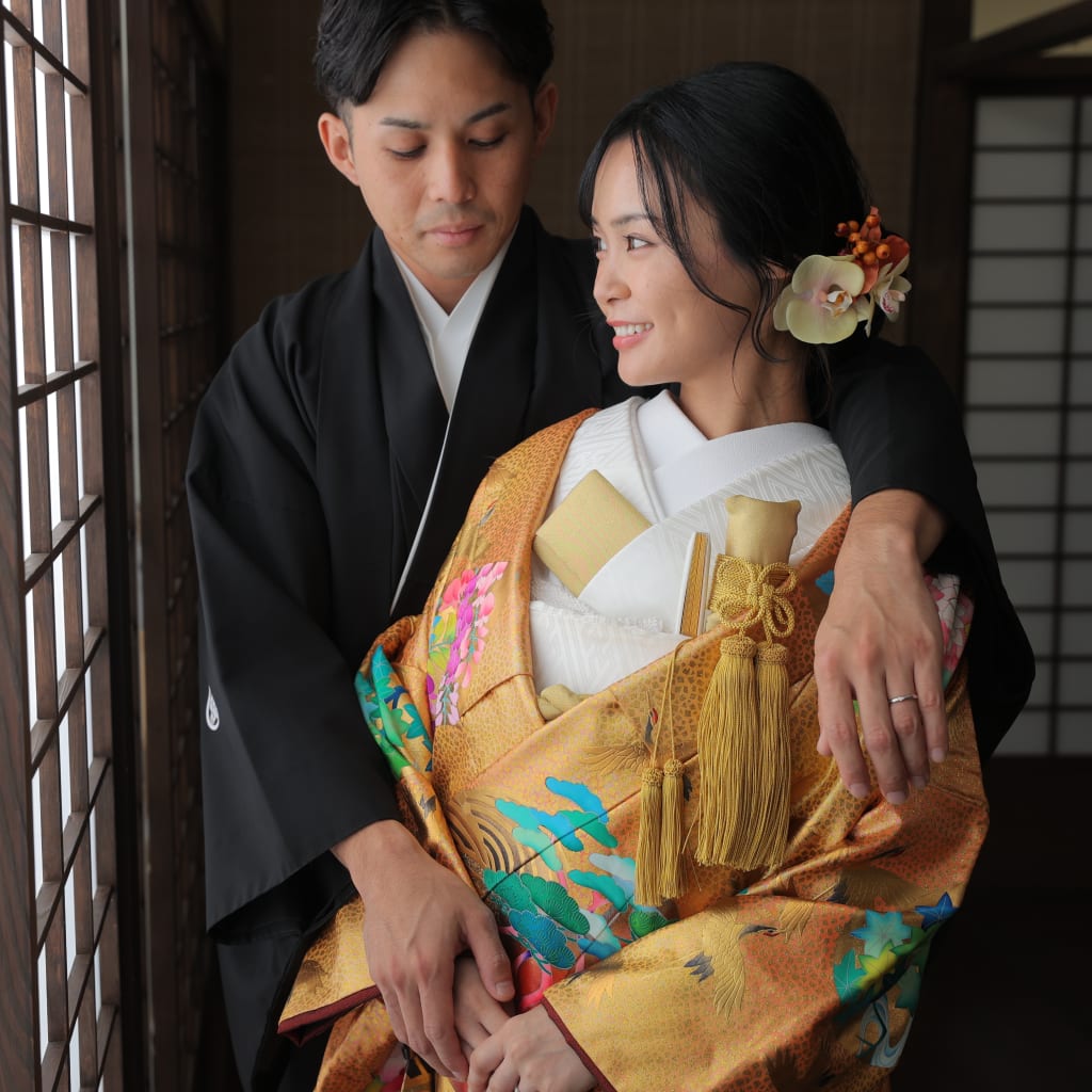 屋内庭園での和装撮影！ | デコルテフォトグラフィー | 前撮り・フォトウェディング