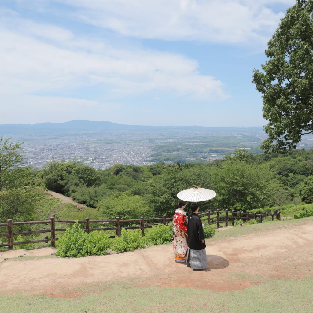 奈良・若草山ロケーション | デコルテフォトグラフィー | 前撮り・フォトウェディング