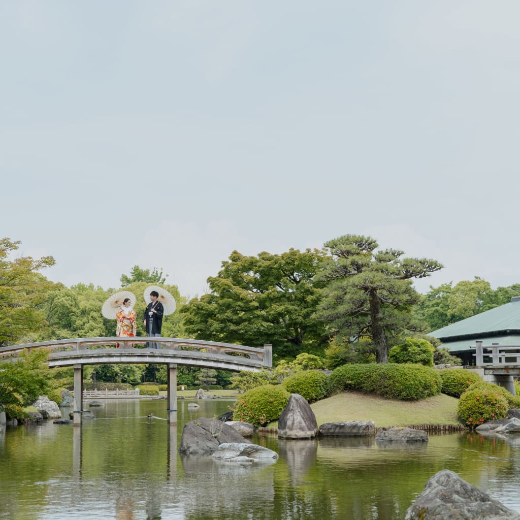 大仙公園和装ロケーション | スタジオSUNS | 前撮り・フォトウェディング