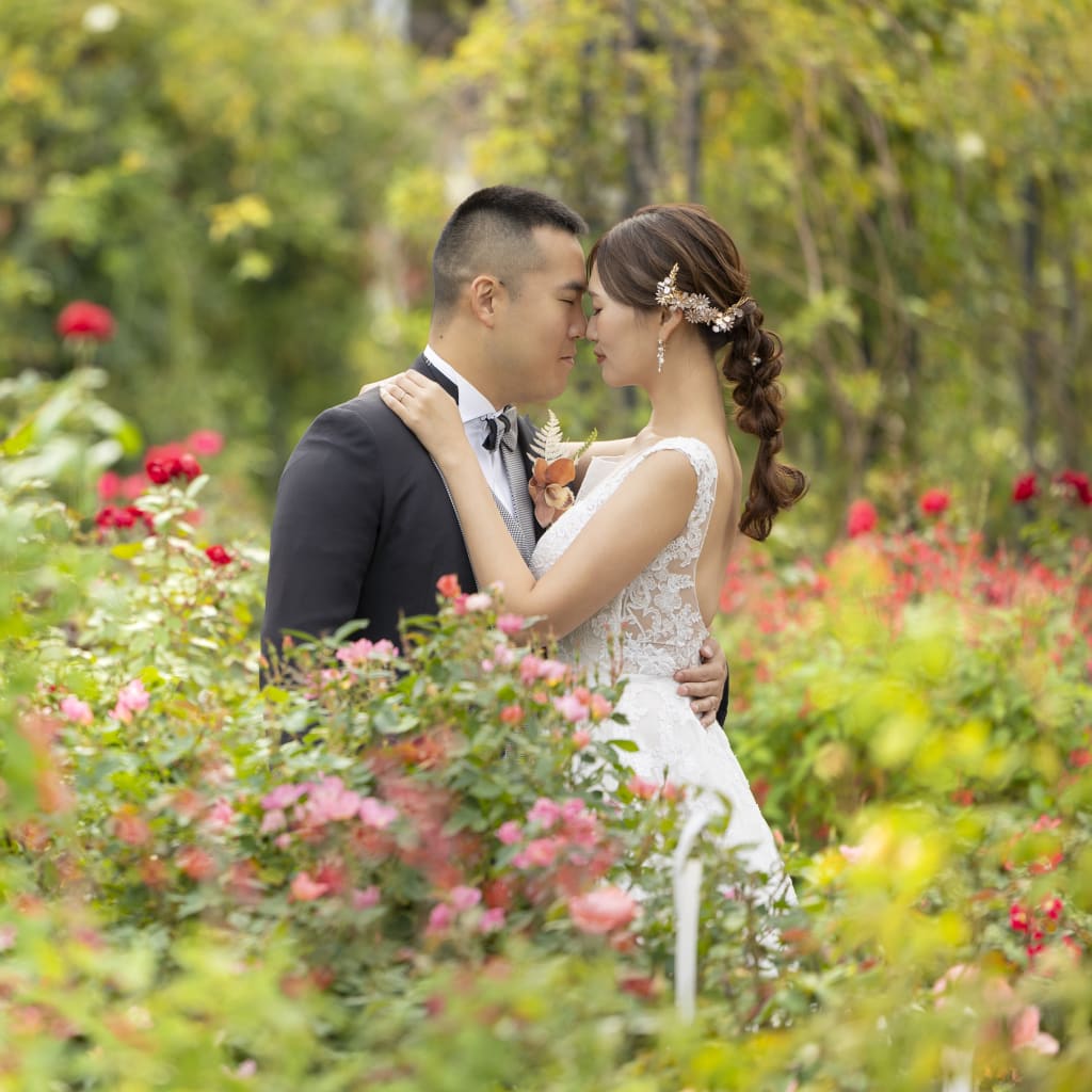 山下公園でお花に囲まれて☺︎