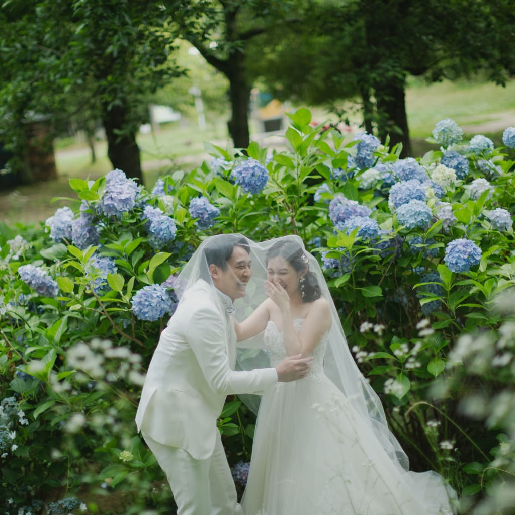 鶴見緑地・大阪城ロケーション | デコルテフォトグラフィー | 前撮り・フォトウェディング