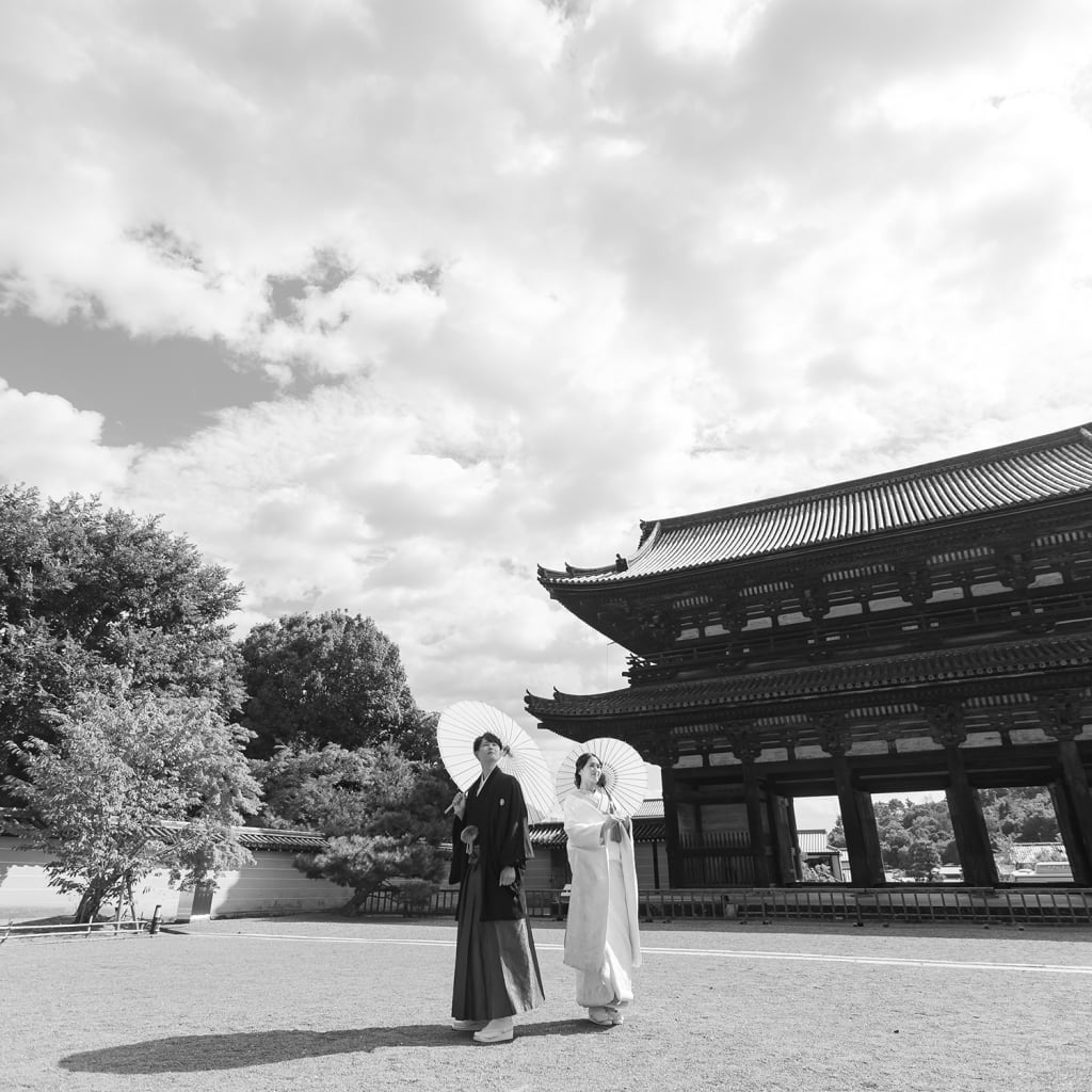 スケール感が違う！京都でのフォトウェディング！ | デコルテフォトグラフィー | 前撮り・フォトウェディング