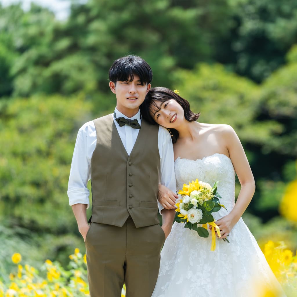 ひまわり | デコルテフォトグラフィー | 前撮り・フォトウェディング