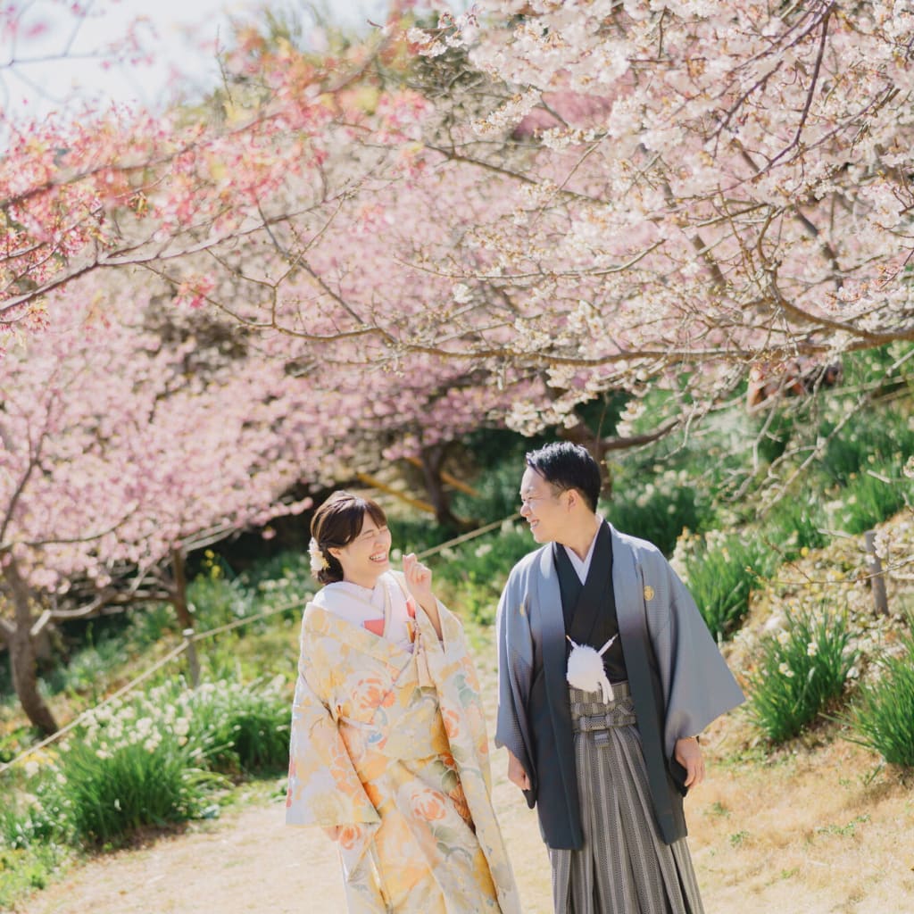 白浜桜の里 | デコルテフォトグラフィー | 前撮り・フォトウェディング