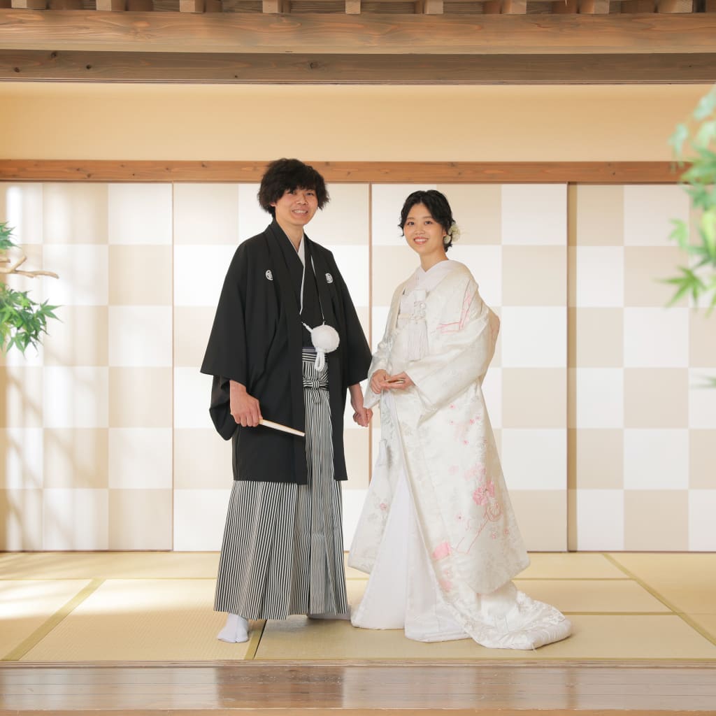 和装✖️屋内庭園👘 | デコルテフォトグラフィー | 前撮り・フォトウェディング