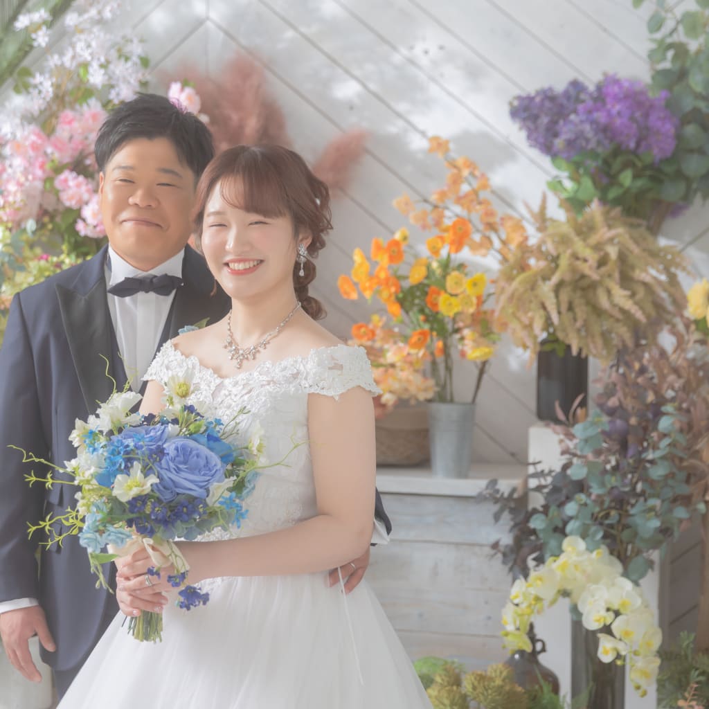 【スタジオAQUA】屋内庭園スタジオ&洋装ハウススタジオでのご撮影