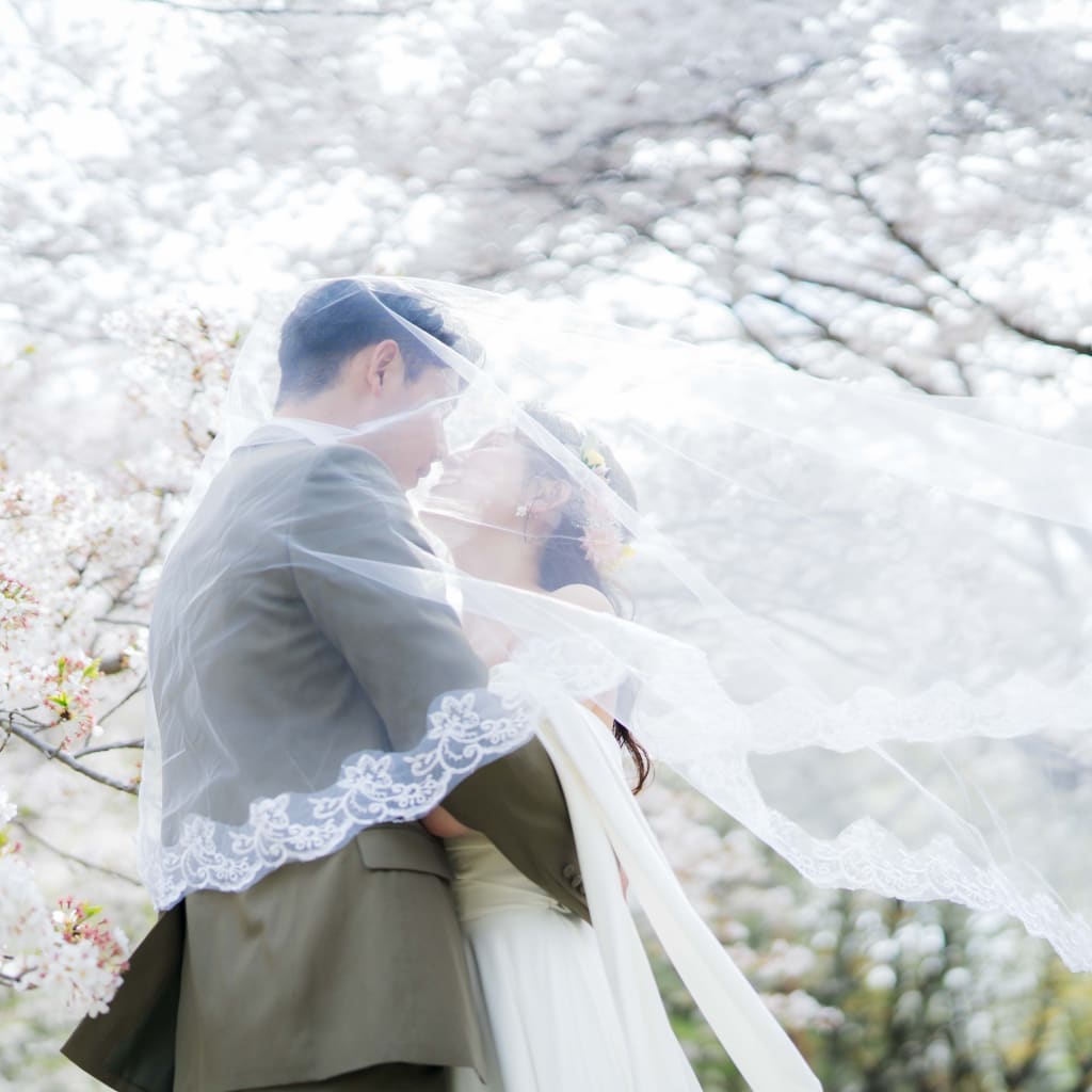 春の花々とロケーション撮影！ | デコルテフォトグラフィー | 前撮り・フォトウェディング