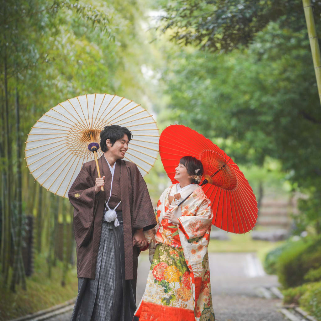 和装にぴったりな花田苑にて！！ | デコルテフォトグラフィー | 前撮り・フォトウェディング