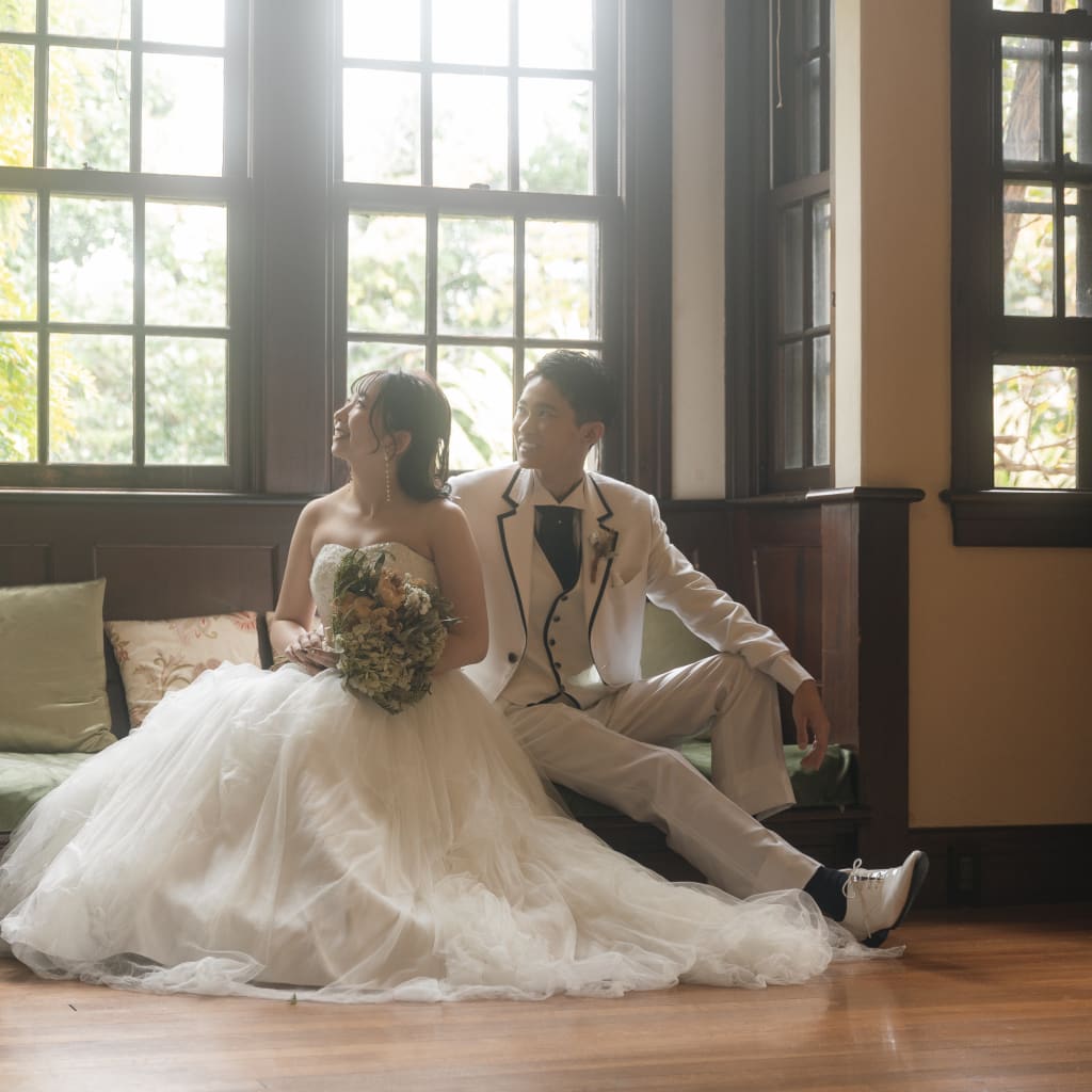 レトロな空間で洋装ウエディング | スタジオSOLA 札幌店 | 前撮り・フォトウェディング