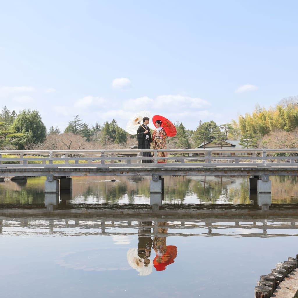 昭和記念公園で和装ロケーション！ | デコルテフォトグラフィー | 前撮り・フォトウェディング