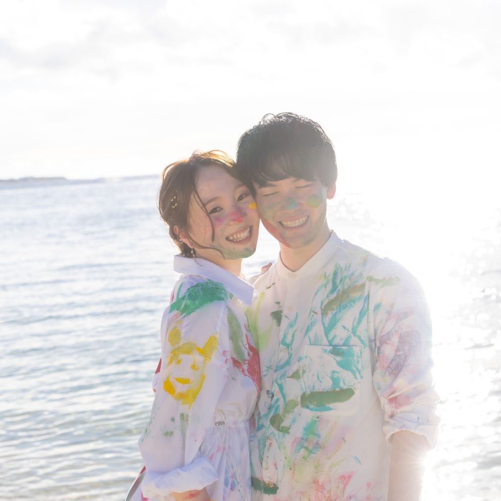 描いて！塗って！ペイントフォト！ | デコルテフォトグラフィー | 前撮り・フォトウェディング