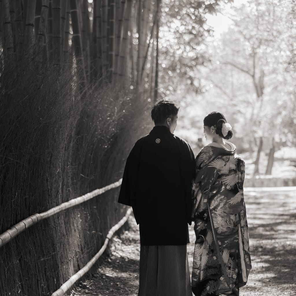 錦秋の嵐山で | デコルテフォトグラフィー | 前撮り・フォトウェディング