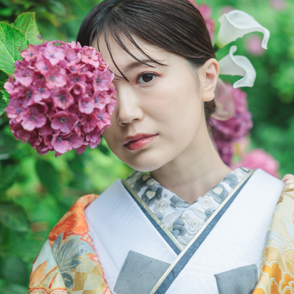 あじさい,ウエディング,色打掛,紋付袴-23
