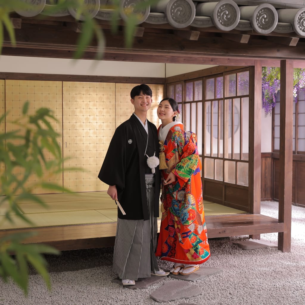 人気の屋内庭園スタジオで和装撮影♪ | デコルテフォトグラフィー | 前撮り・フォトウェディング
