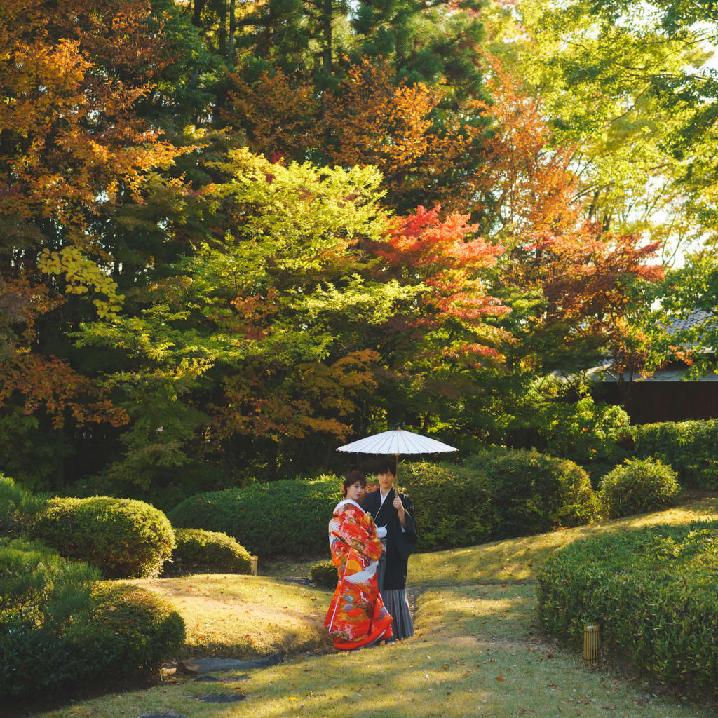 紅葉が素敵なシーズンに突入 | デコルテフォトグラフィー | 前撮り・フォトウェディング