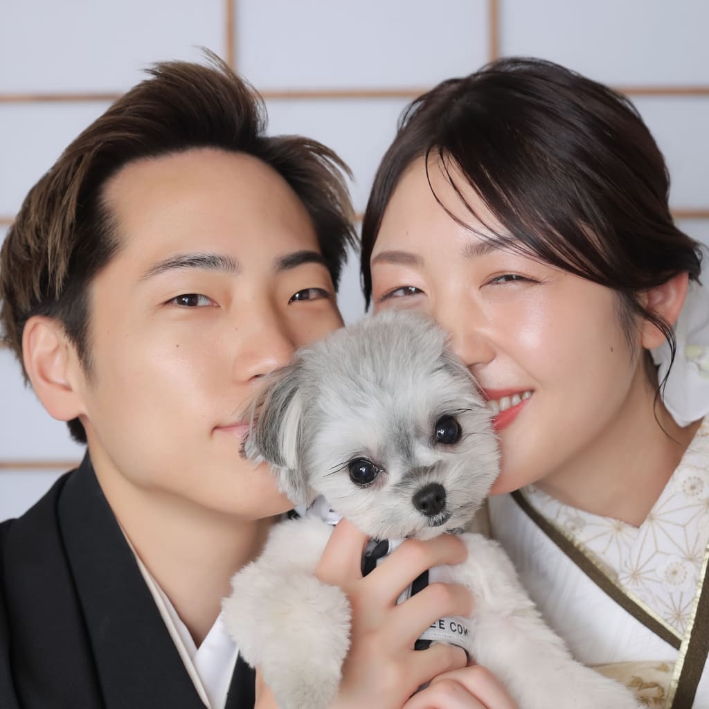 ワンちゃんと撮影