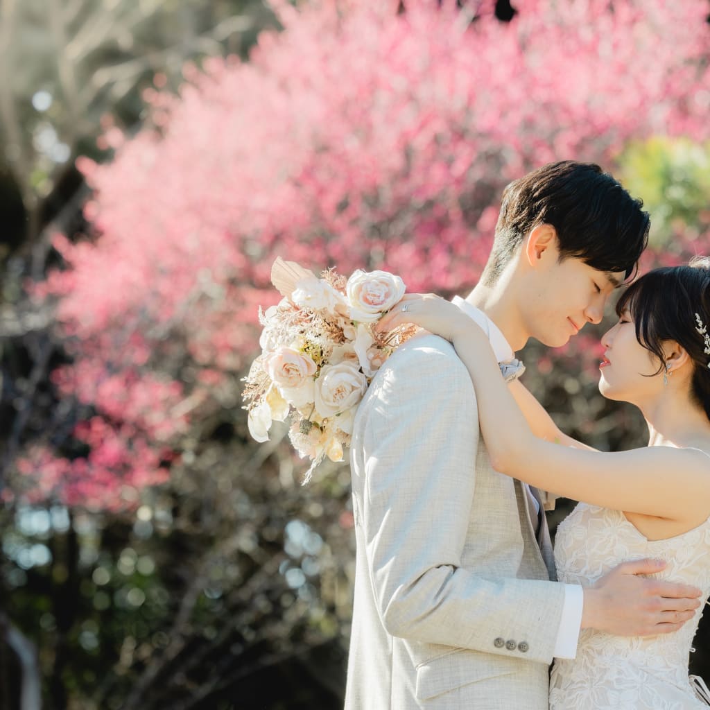 春が近づく稲毛海浜公園ロケーション | デコルテフォトグラフィー | 前撮り・フォトウェディング