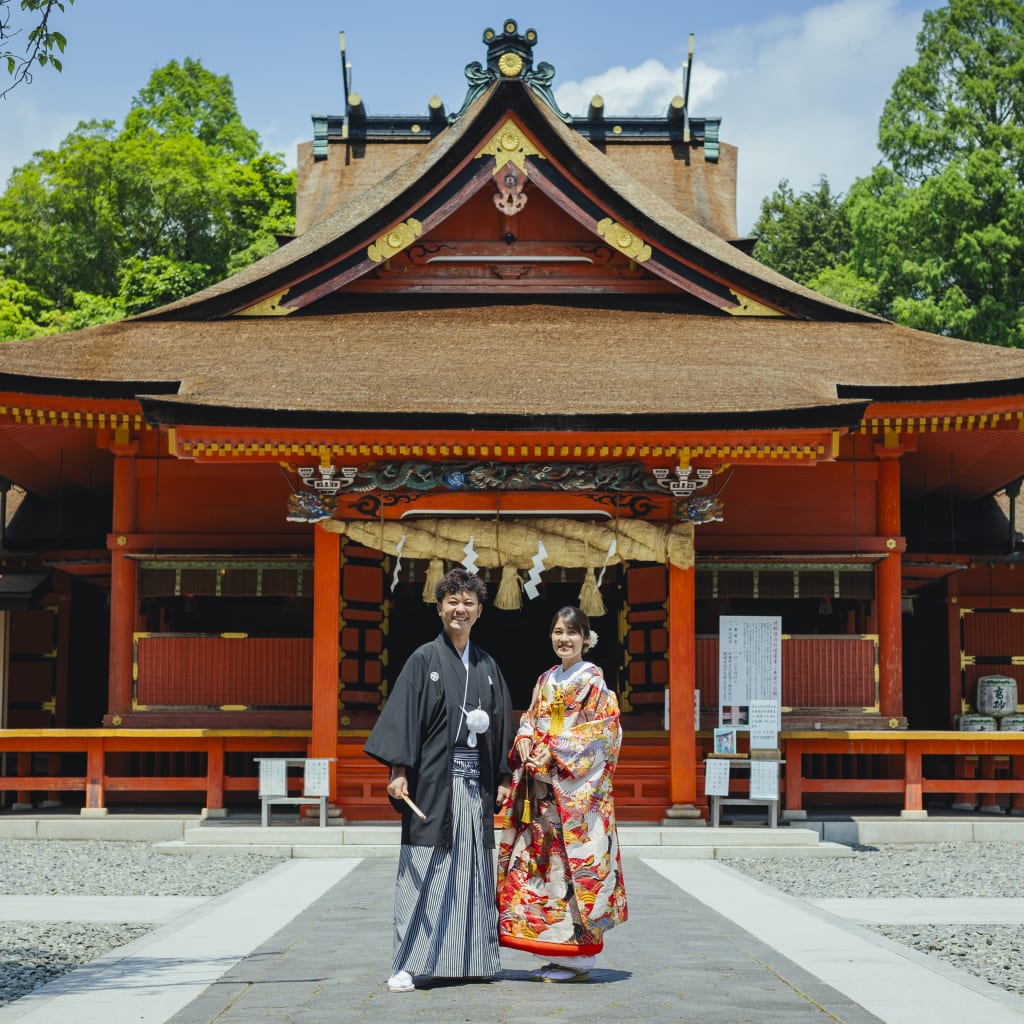 和装で周る富士ロケーション！ | デコルテフォトグラフィー | 前撮り・フォトウェディング