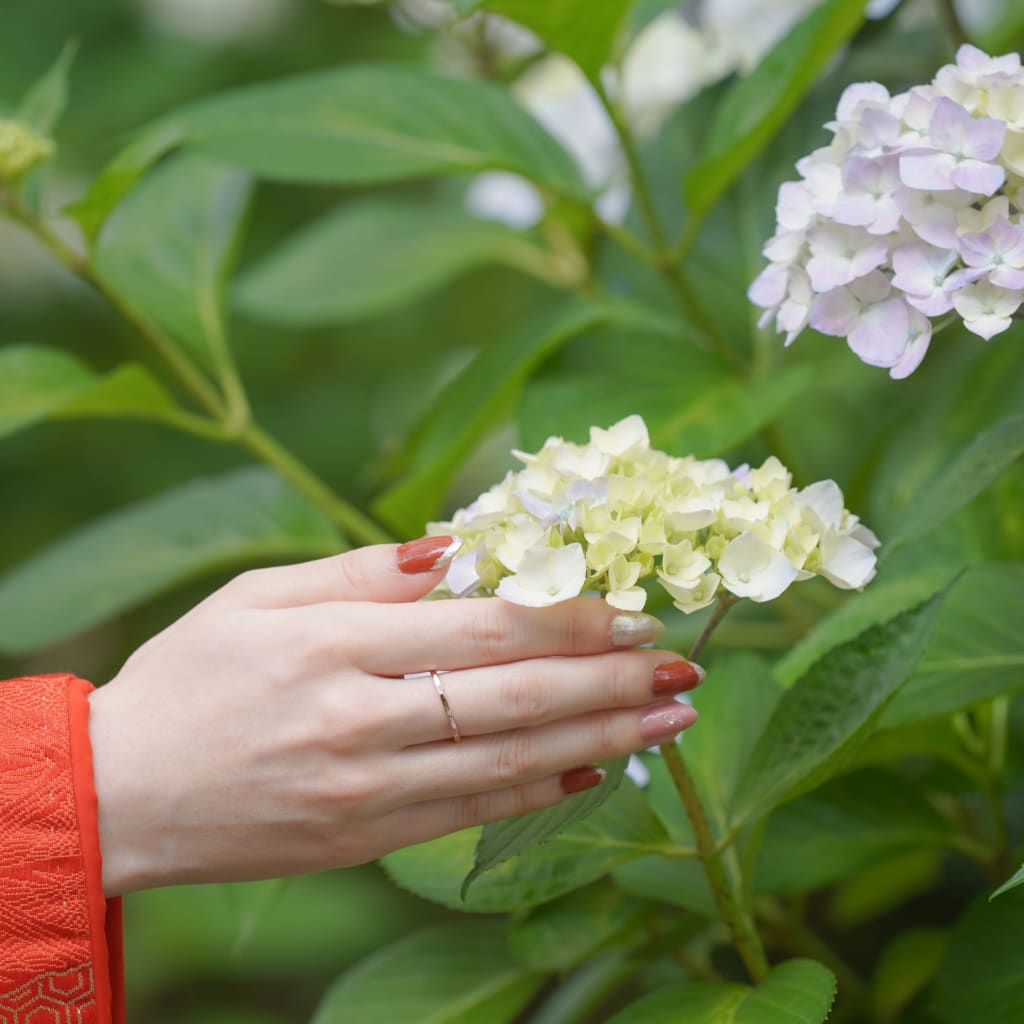 紫陽花満開の大宮第二公園 | デコルテフォトグラフィー | 前撮り・フォトウェディング