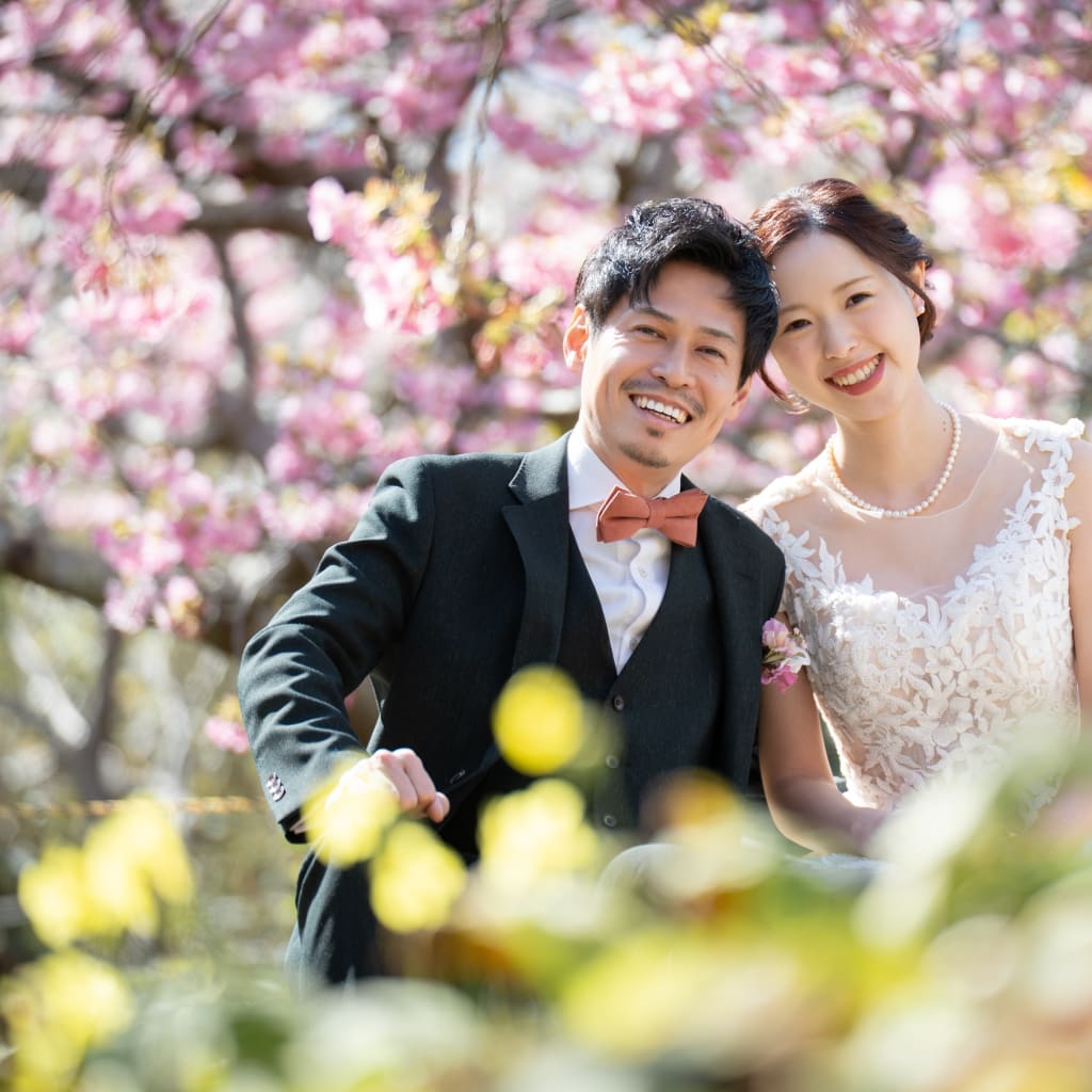 桃色満開🌸河津桜撮影✨ | デコルテフォトグラフィー | 前撮り・フォトウェディング