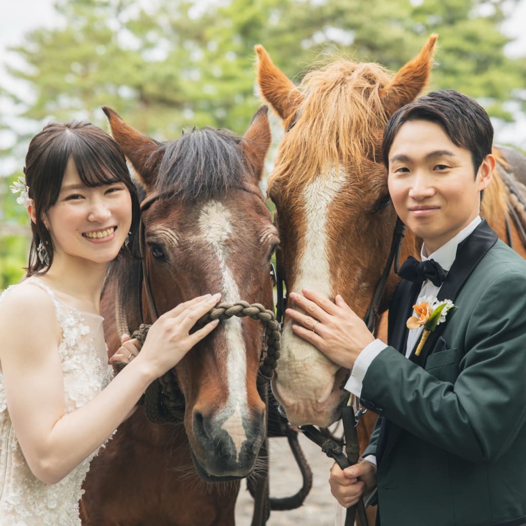 北海道乗馬ロケーション | デコルテフォトグラフィー | 前撮り・フォトウェディング