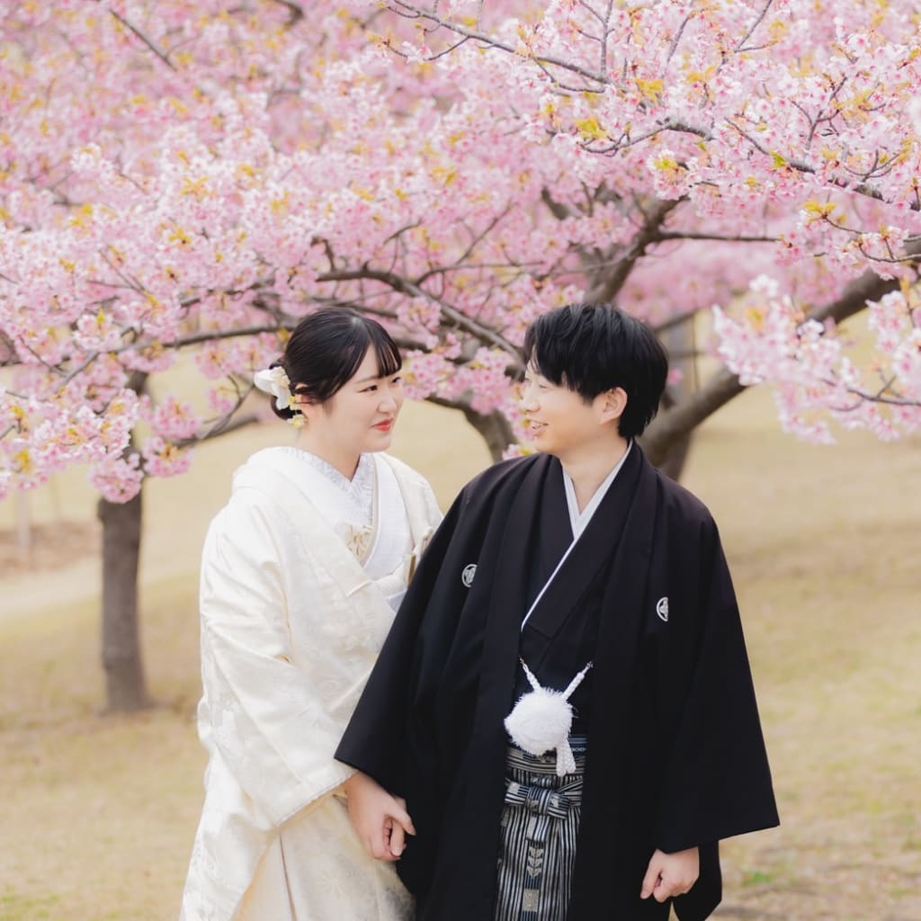 河津桜と一緒に♪