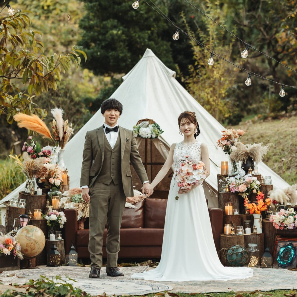 グランピング撮影 | デコルテフォトグラフィー | 前撮り・フォトウェディング