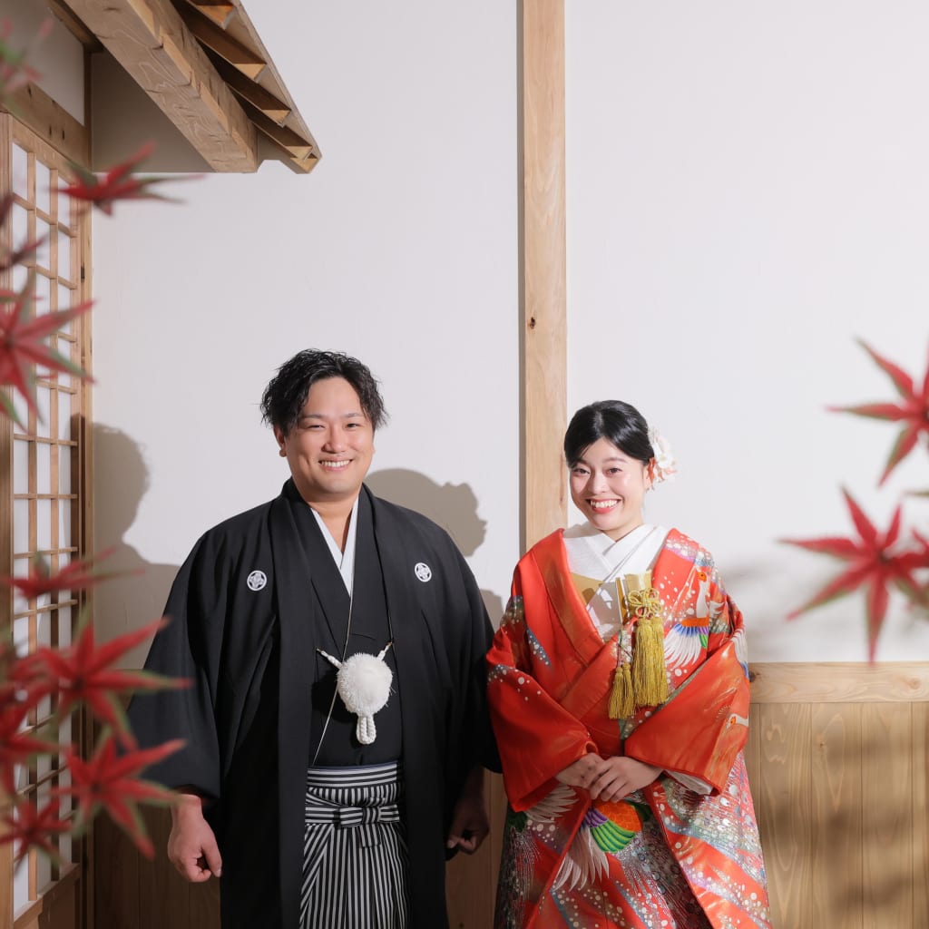 安心の屋内庭園スタジオで、結婚式直前のウェディングフォト | デコルテフォトグラフィー | 前撮り・フォトウェディング