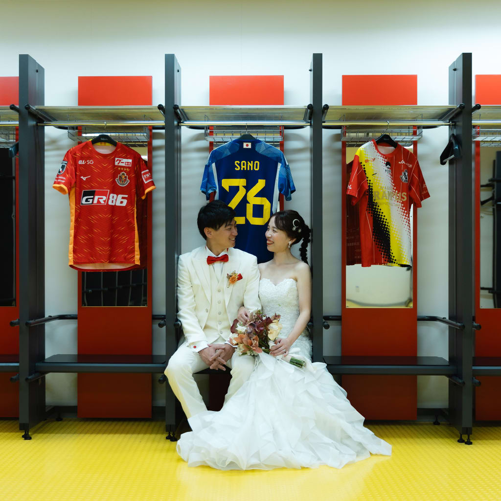 豊田スタジアム | デコルテフォトグラフィー | 前撮り・フォトウェディング