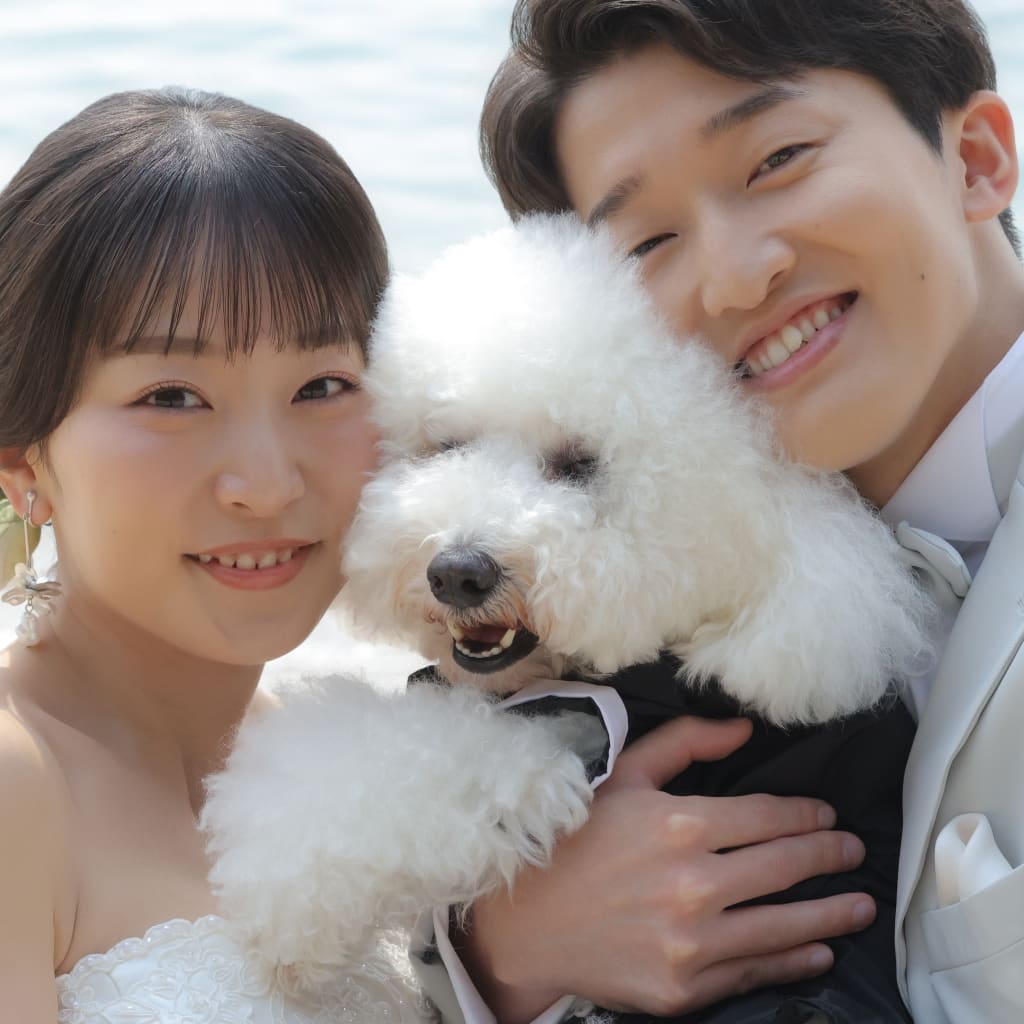 愛犬と幸せな時間を