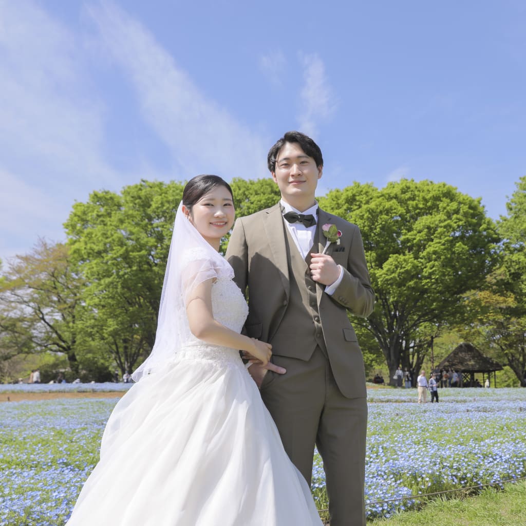 ネモフィラ/菜の花撮影で昭和記念公園に行ってきました！ | スタジオSUNS宮古島店 | 前撮り・フォトウェディング