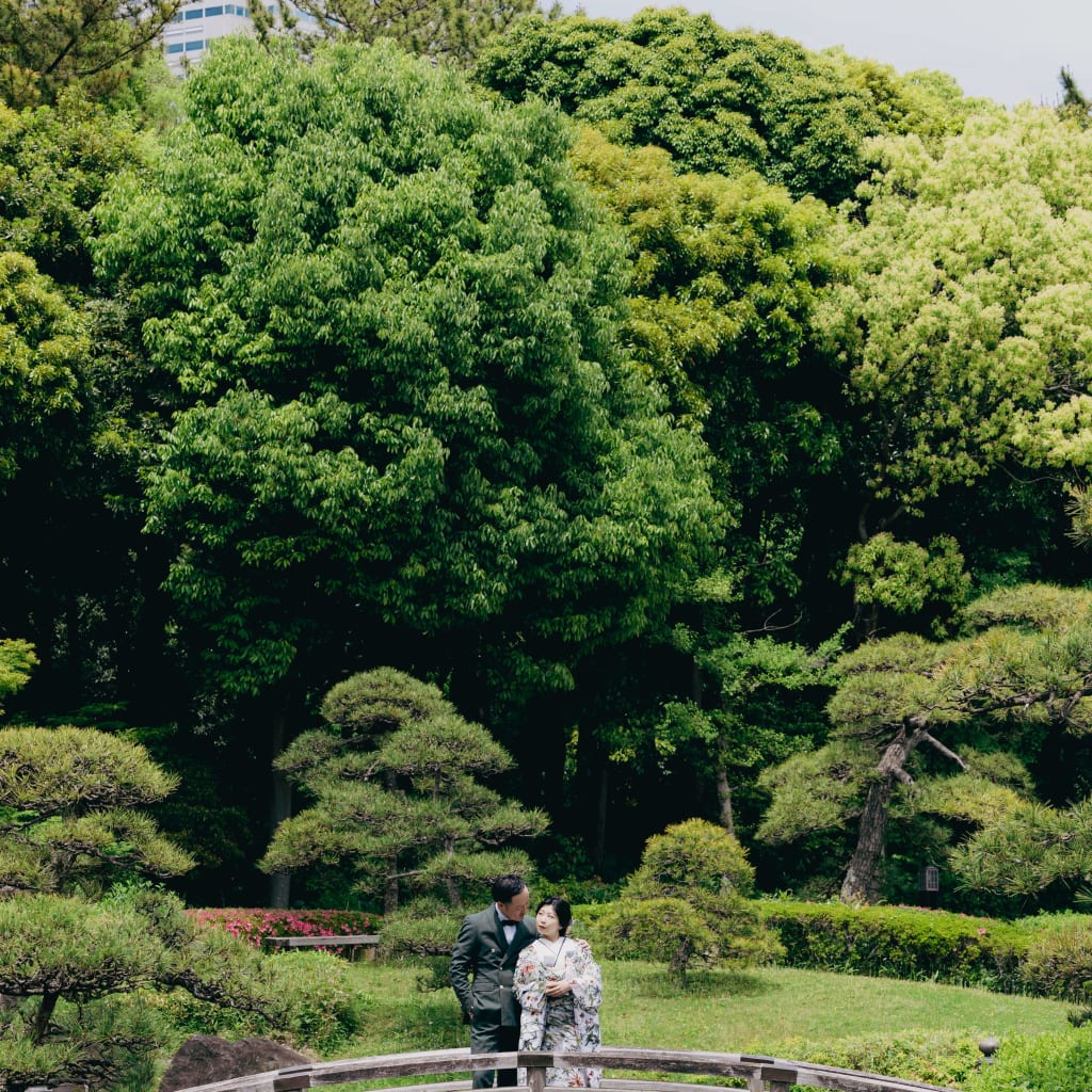 見浜園とスタジオ撮影！ | デコルテフォトグラフィー | 前撮り・フォトウェディング