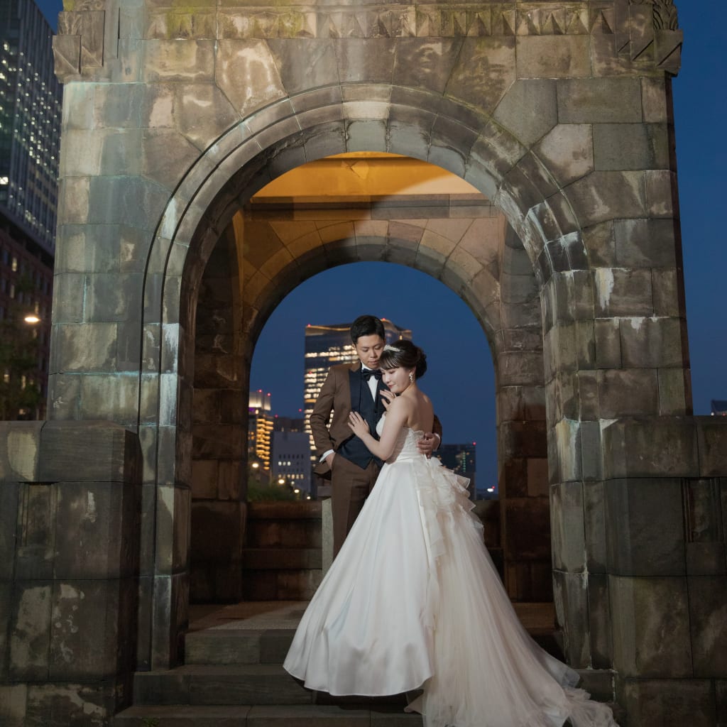 屋内庭園スタジオ+洋装ロケーション | デコルテフォトグラフィー | 前撮り・フォトウェディング