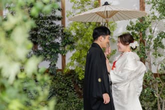 わんちゃんと屋内庭園スタジオ撮影♪