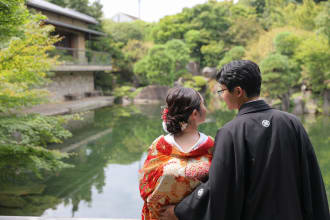 目白庭園で残す和装フォト