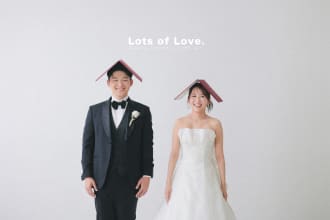 誓いも、笑顔も、ふたりらしく。